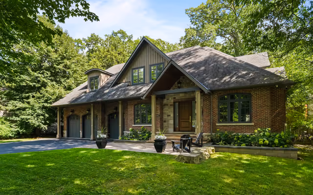 Recently renovated Ontario estate under $6M feels like a private woodland oasis