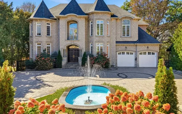 Castle-like Ontario mansion for under $3.5M has backyard overlooking the beach