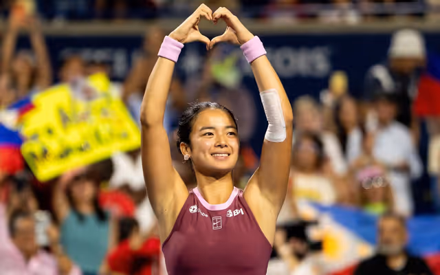 Tennis star Alex Eala pens heartfelt goodbye to her Filipino fans in Toronto