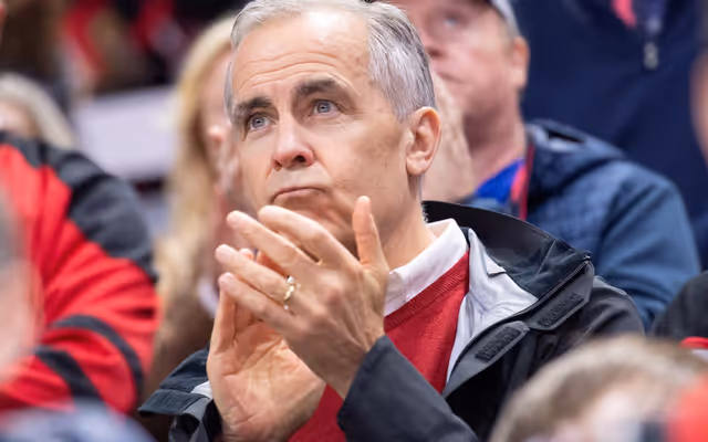Mark Carney compares dated VIA Rail train cars to Toronto Maple Leafs