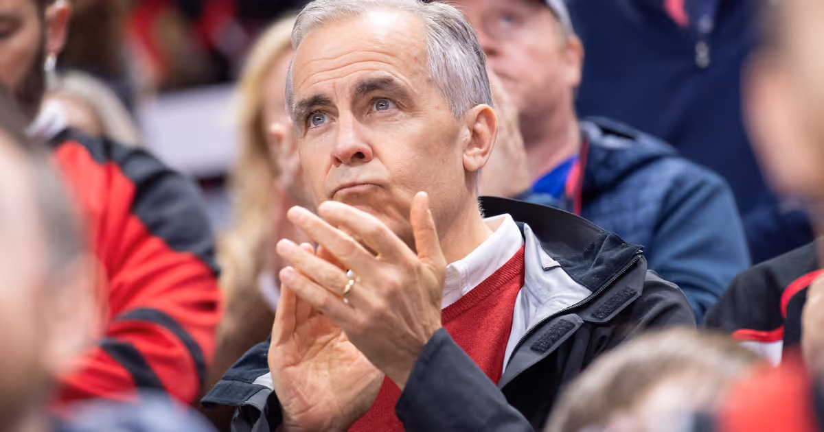 Mark Carney compares dated VIA Rail train cars to Toronto Maple Leafs