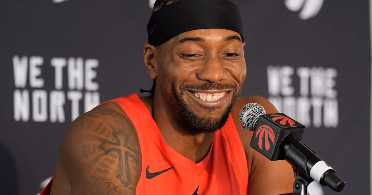 What Kawhi Leonard said about his iconic laugh in return to Toronto