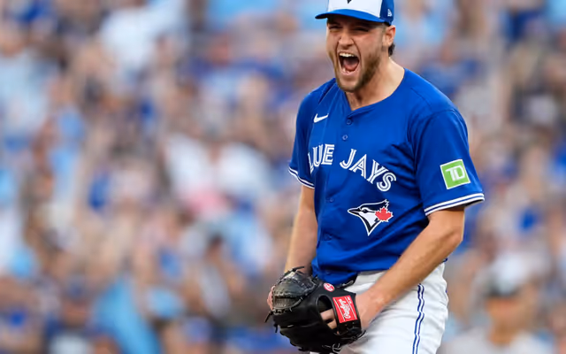 Toronto Blue Jays' Trey Yesavage teases that he is working on a new pitch