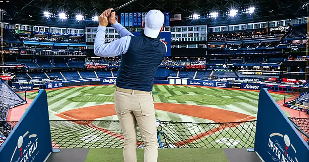 Toronto's Rogers Centre will let people belt golf balls from upper decks this winter