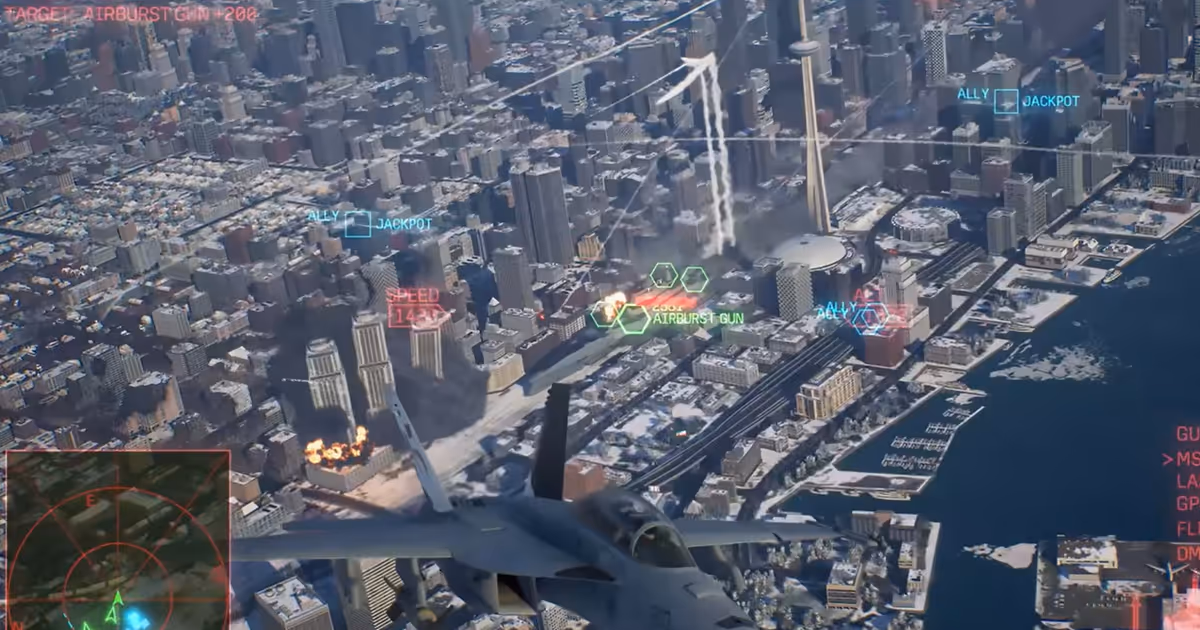 You can fight an epic air war over a clone of Toronto in soon-to-drop video game