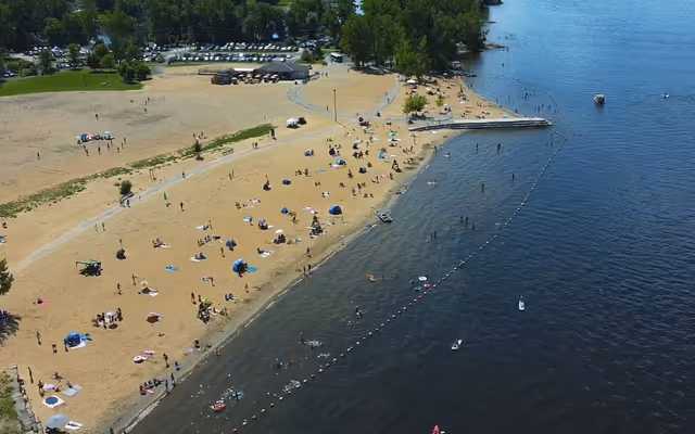 There's an island in Ontario with white sand beaches and 'Caribbean vibes'