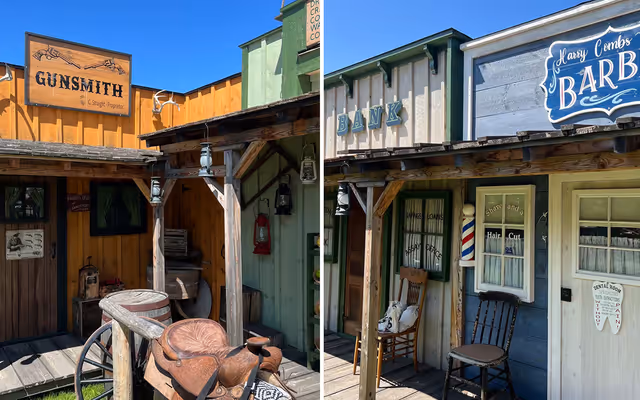 This fake western town in Ontario looks like it came straight out of a movie
