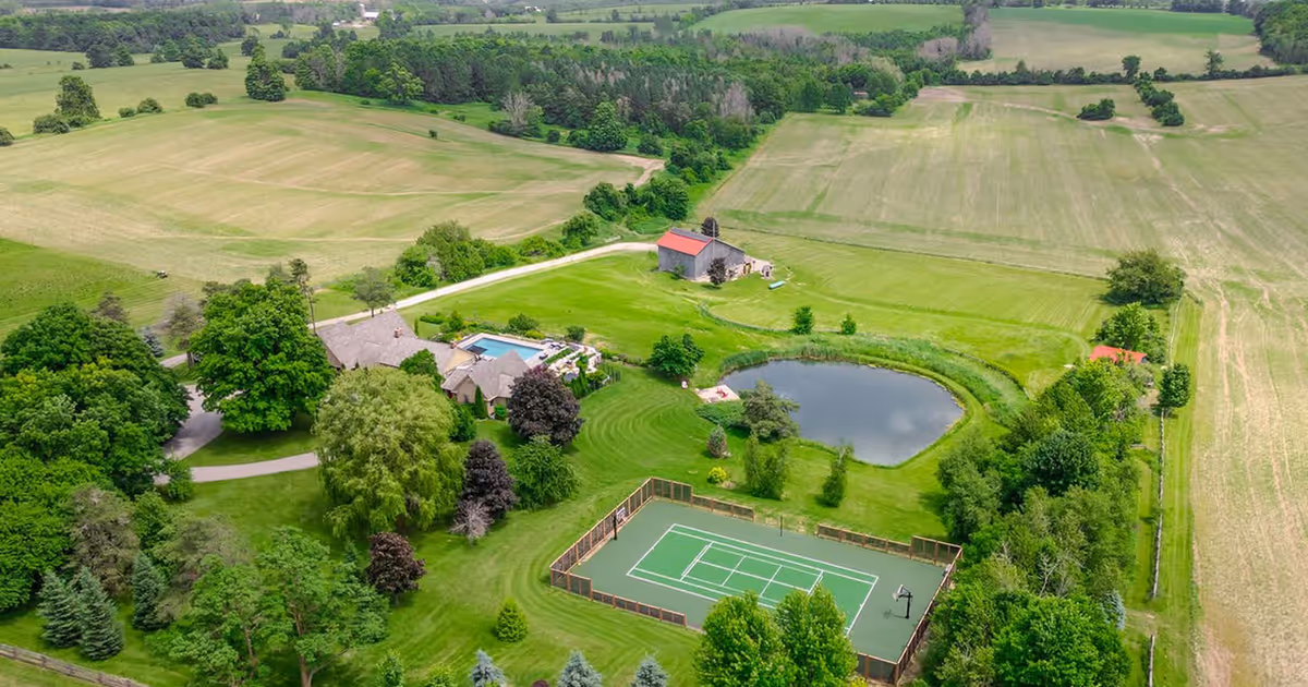 Adults can now take a luxury 'field trip' to a 90-acre Ontario farm