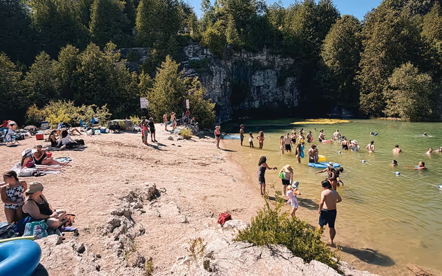 I visited one of Ontario's most photographed swimming spots to see if it's worth the hype