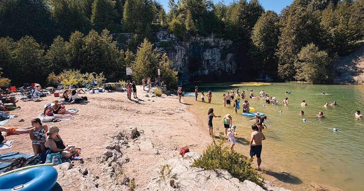 I visited one of Ontario's most photographed swimming spots to see if it's worth the hype