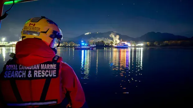 North Vancouver graduates-to-be have a night to remember as party boat gets stuck in the mud