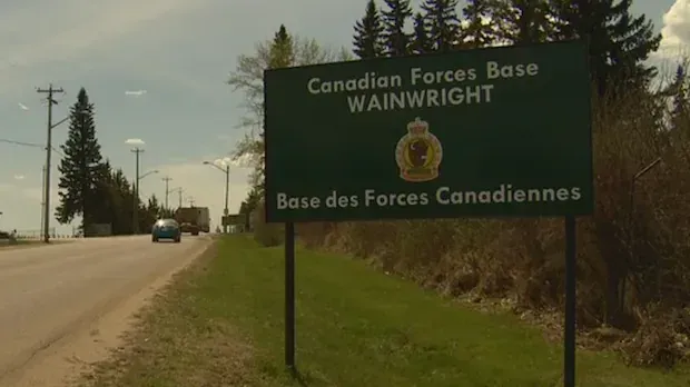 Strong winds spread 'large fire' near Wainwright, Alta., military base, municipality says