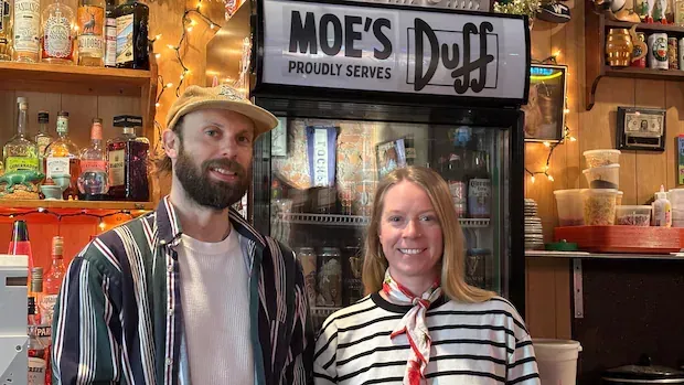Hamilton bar dresses up as The Simpsons' Moe's Tavern for Halloween