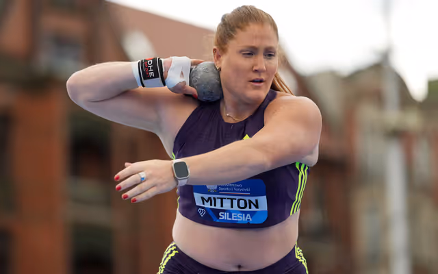 Canada's Sarah Mitton takes 3rd at shot put event in Poland