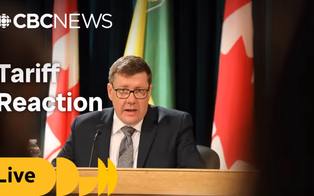 Premier Scott Moe answers questions amid trade war tensions