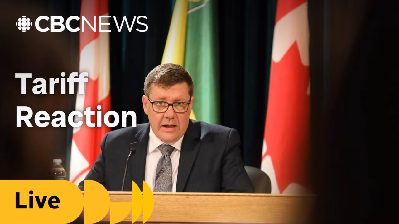 Premier Scott Moe answers questions amid trade war tensions