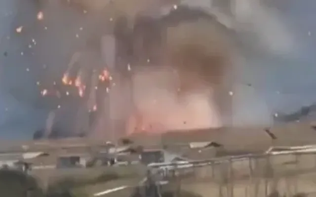 Fact check: Old explosion videos do not show CFB Wainwright