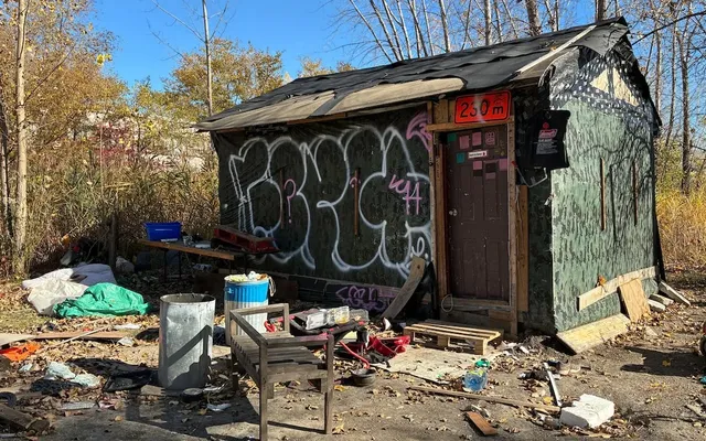 Encampment structures in Montreal raise safety concerns, but options are running out as winter nears
