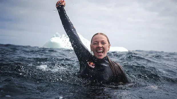 Molly Carlson welcomed fear during historic dive off Newfoundland iceberg