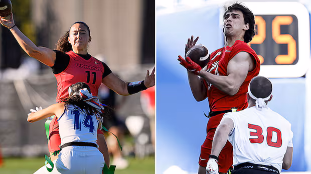 'The dream is real': Canadian flag football duo believes sport will grow further with '28 Olympic debut