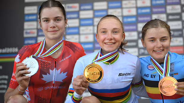Isabella Holmgren captures Canada's first-ever women's U23 medal at road cycling worlds