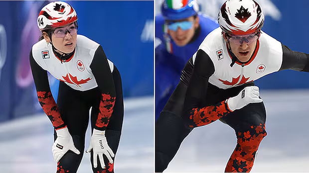 Speed skaters Sarault, Roussel victorious in 1,500m races at short track nationals