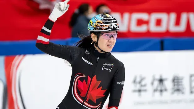 Sarault finishes 1st, 2nd on final day of Vancouver short track World Tour stop