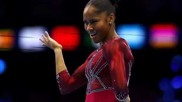 U.S. gymnast Skye Blakely's long road to top ends with artistic world championship gold