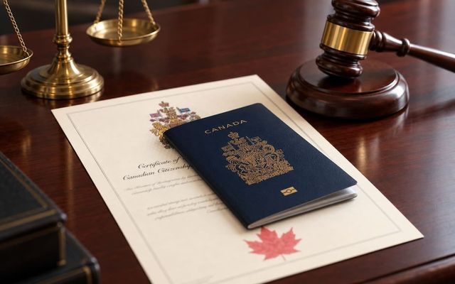 Can a criminal record affect a Canadian citizenship by descent claim?