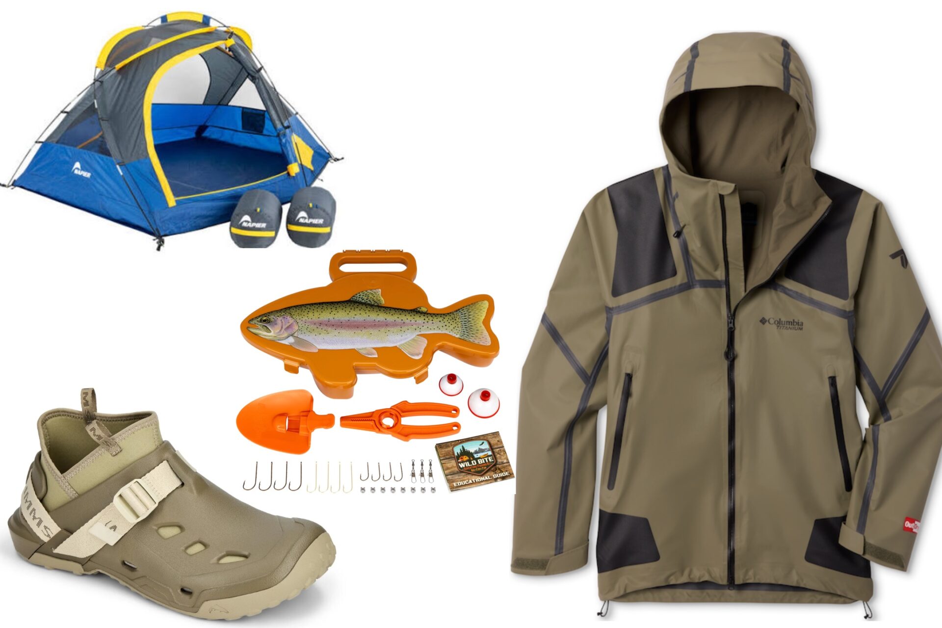 More cool new summer outdoor gear, from tents to rainwear to kids’ tackle to fishing shoes